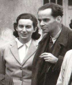 1949, Cinisello Balsamo, Teresa Mattei con il marito Bruno Sanguinetti