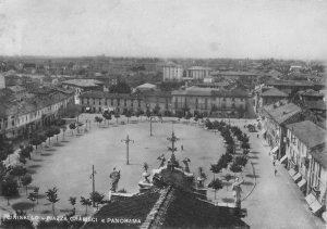 Cinisello, piazza Gramsci, già piazza Vittorio Emanuele 