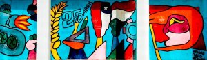 Il dipinto murale cileno realizzato negli anni Settanta dalla Brigada 