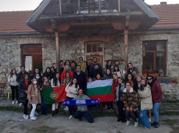 Group photo of the partners in Smolyan, Bulgaria