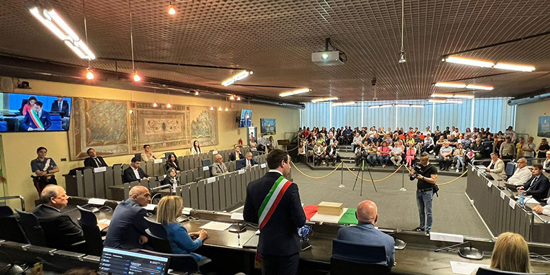 Discorso di insediamento del sindaco Giacomo Ghilardi