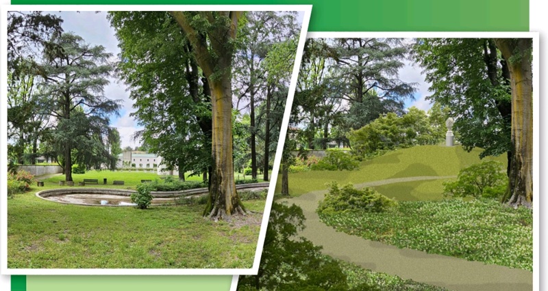 Il progetto di riqualificazione del laghetto nel parco storico di Villa Ghirlanda Silva