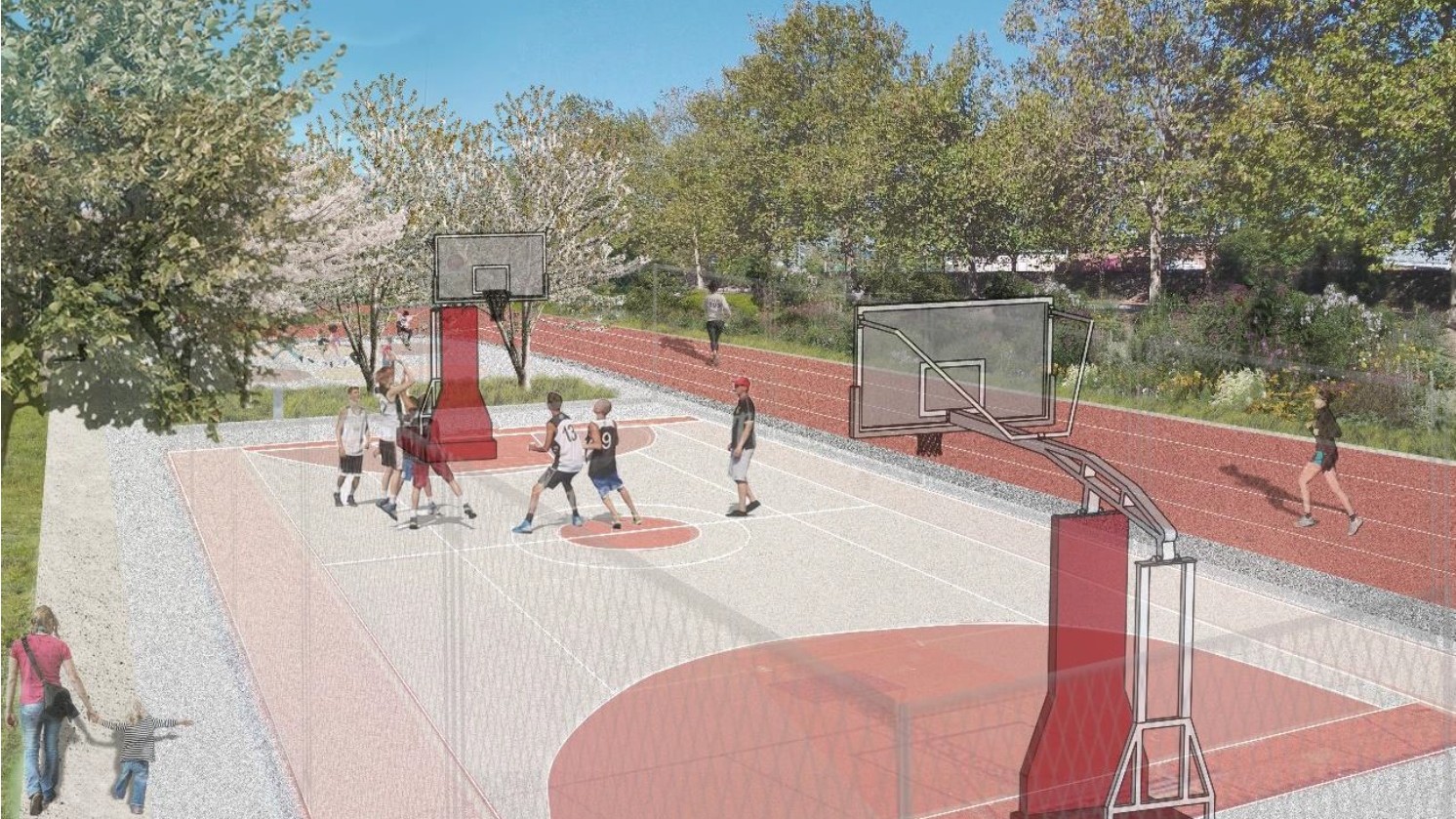 Nuova Area Multisport in via Turoldo: un esempio per l’adattamento climatico