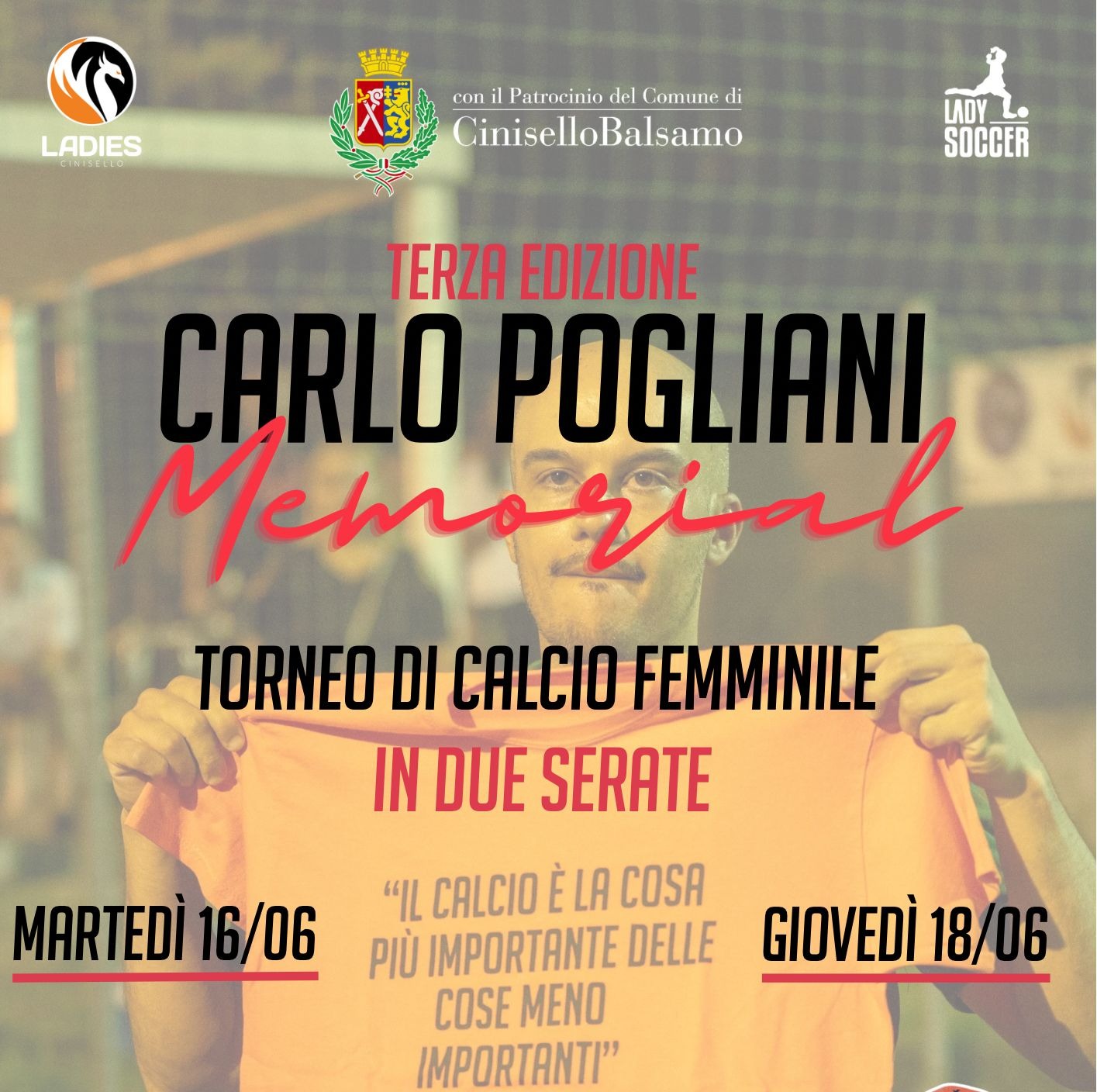 Torneo di calcio femminile - Terzo memorial Carlo Pogliani