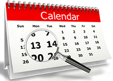 Calendario degli eventi