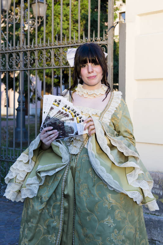 L’accoglienza all’entrata di Villa Ghirlanda Silva (Margherita Magni)