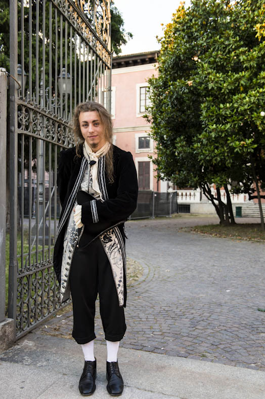 L’accoglienza all’entrata di Villa Ghirlanda Silva (Margherita Magni)