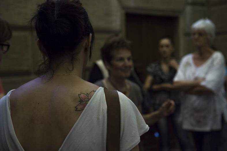 Il pubblico, particolare (Margherita Magni)