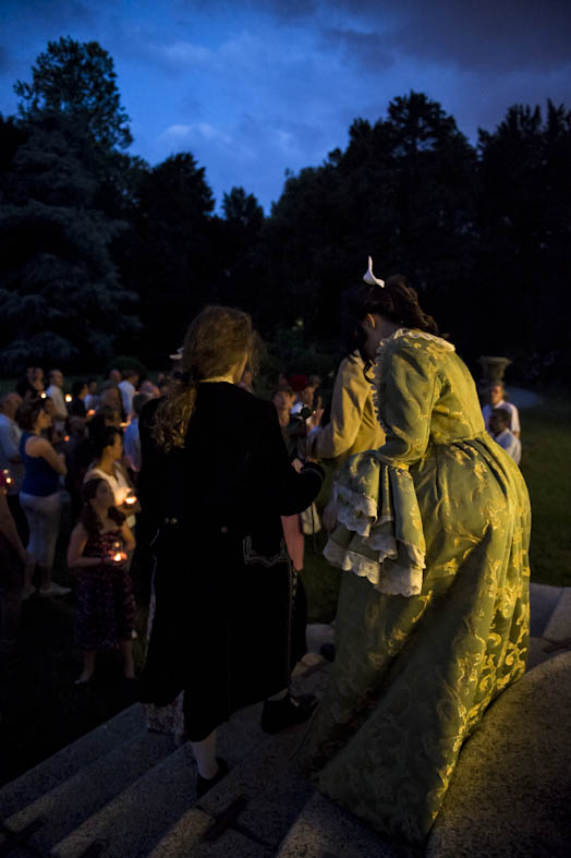 La visita in abiti d’epoca (Margherita Magni)