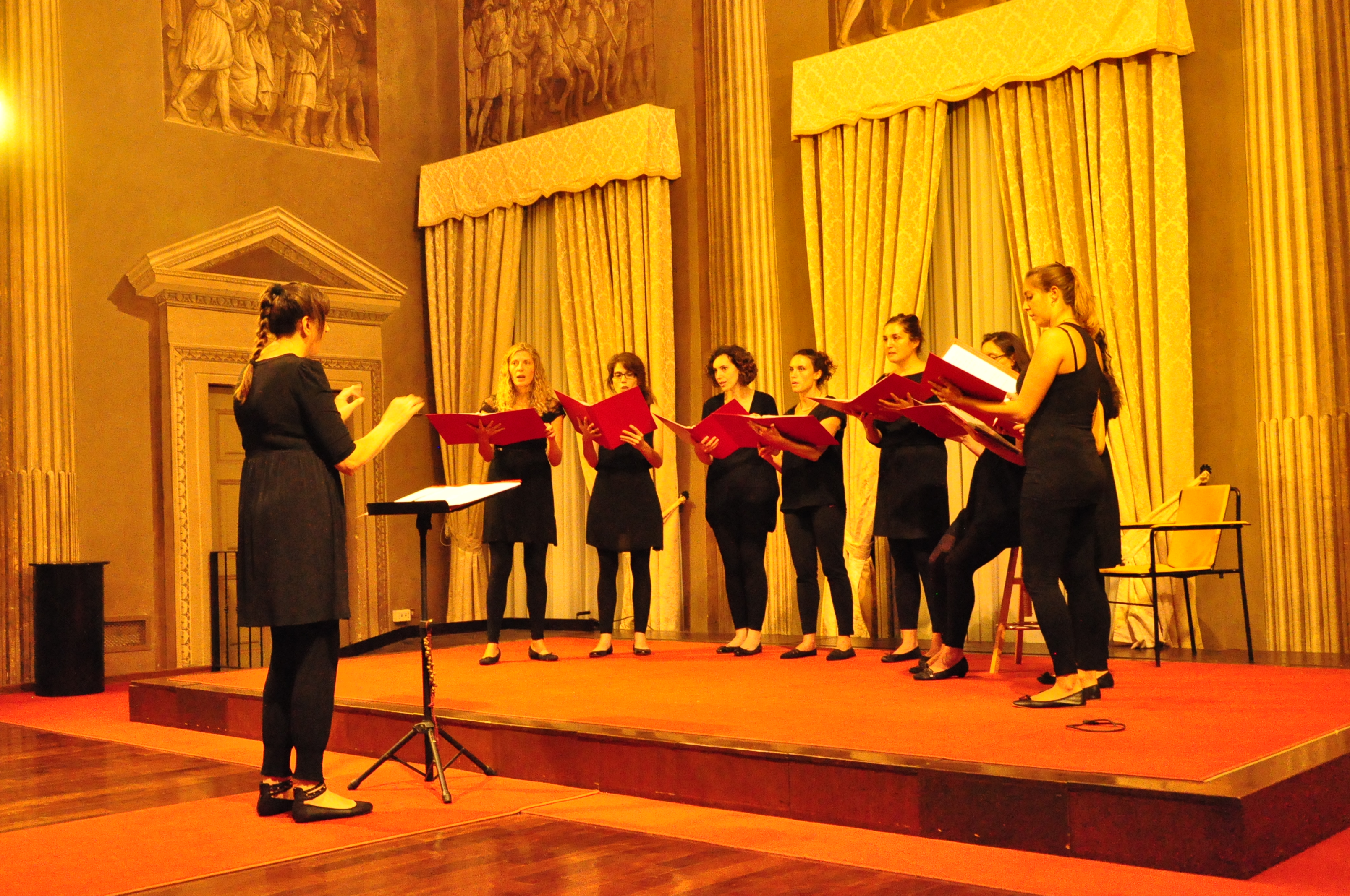 Sala dei Paesaggi: coro CORCLERU’
