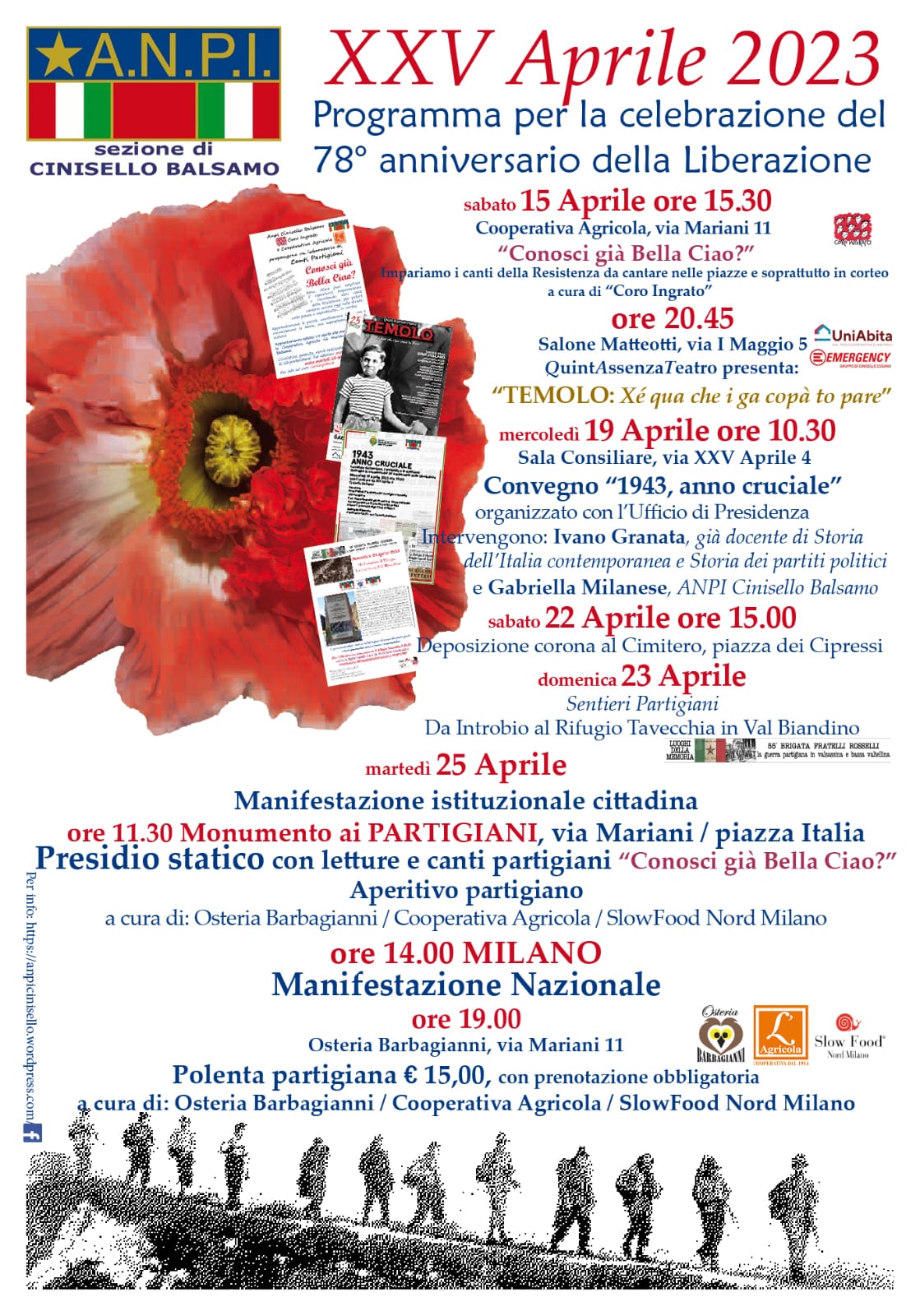 Programma 25 Aprile 2023