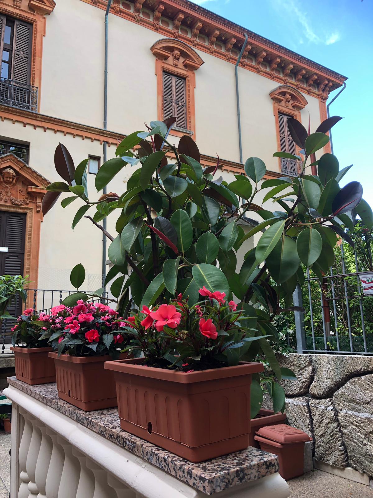 Ogni angolo della villa è bello. Foto di Catia Salmi