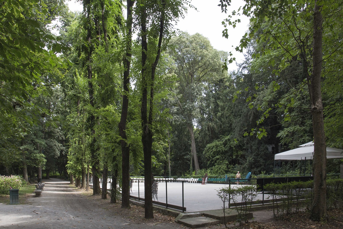 Parco di villa Ghirlanda Silva-area pista di pattinaggio-