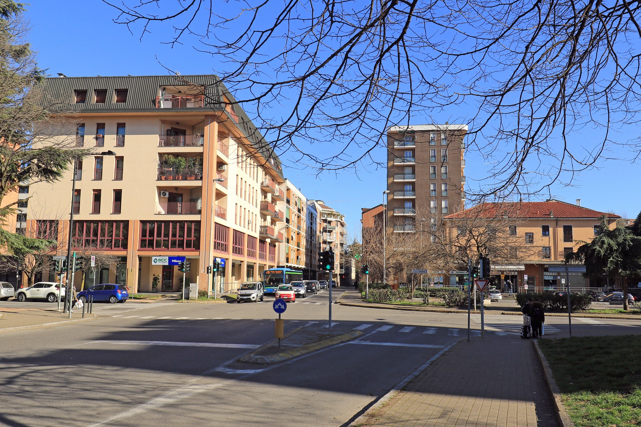 Piazza italia. Foto di Renato Ferri