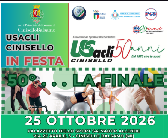 50°… La Finale! - I festeggiamenti di US ACLI Cinisello Balsamo 