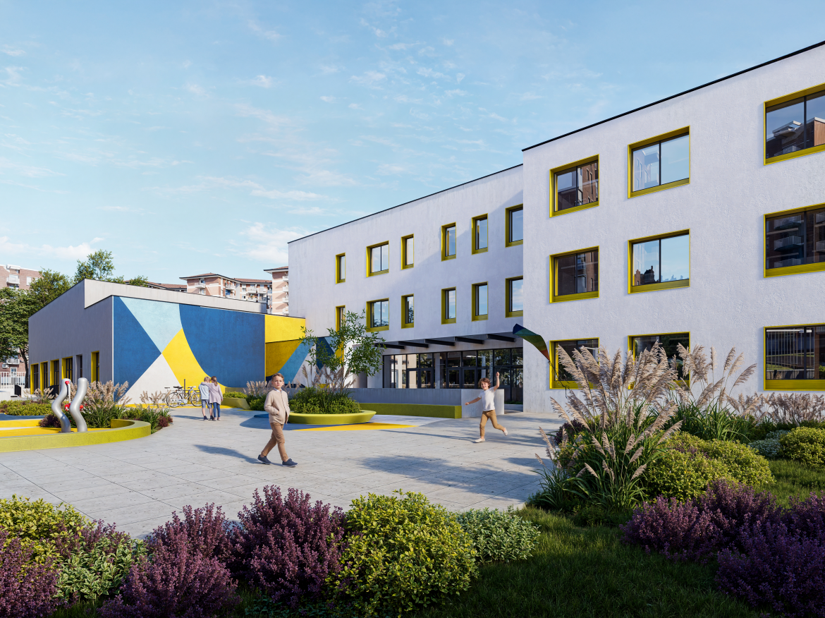 Prima ipotesi progettuale - Render